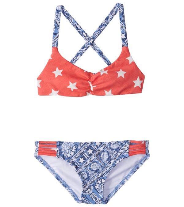 Billabong Girl s Starlight Reversible Tali Bikini Set (4-14) Online - Image 4